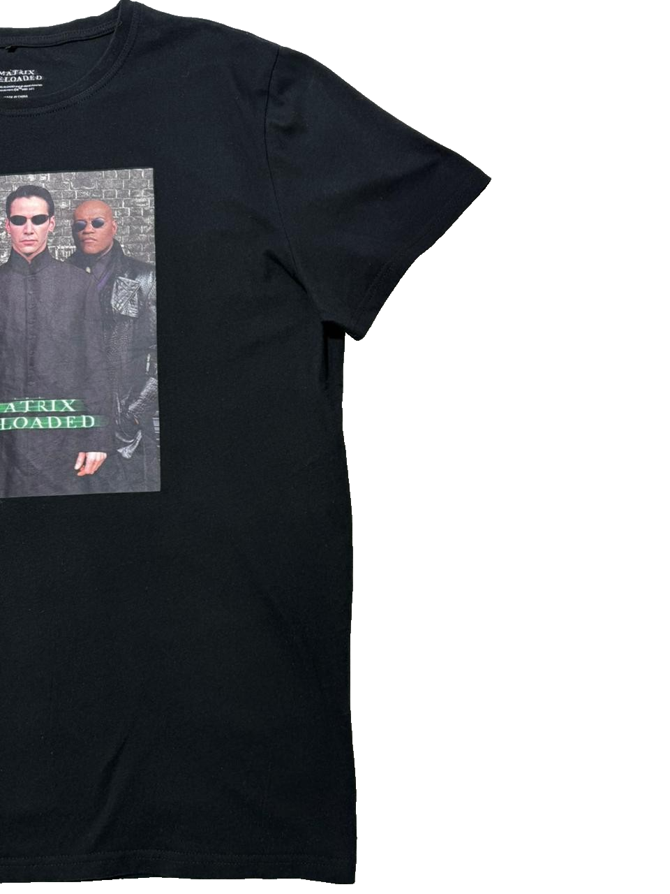 Matrix Reloaded Vintage Movie T-Shirt - Black - Size XXL