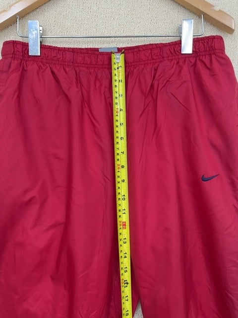 Nike Men's Red Activewear Sweatpants XL Tapered Drawstring