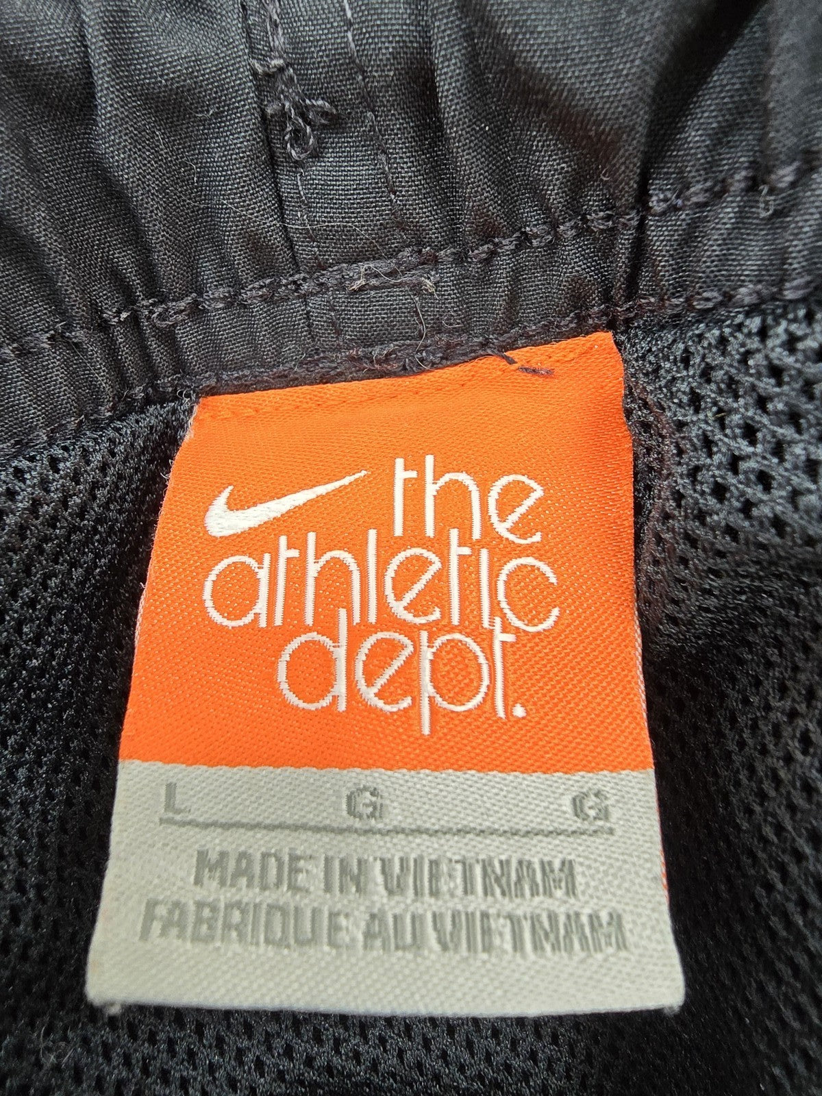 Nike Men's Navy Lap Swim Trunks L Mesh Lining Solid