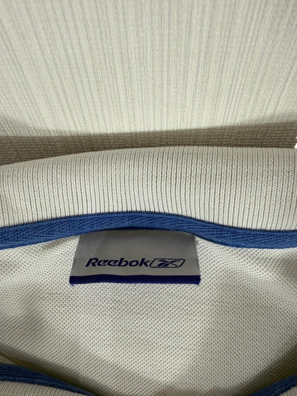 Reebok Men's Polo Shirt White Short Sleeve Classic Logo Casual Size XL