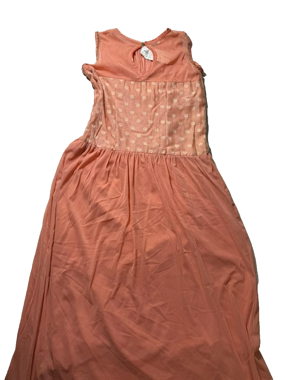 Ark Women Metallic Dot Maxi Dress Blossom Pink | S
