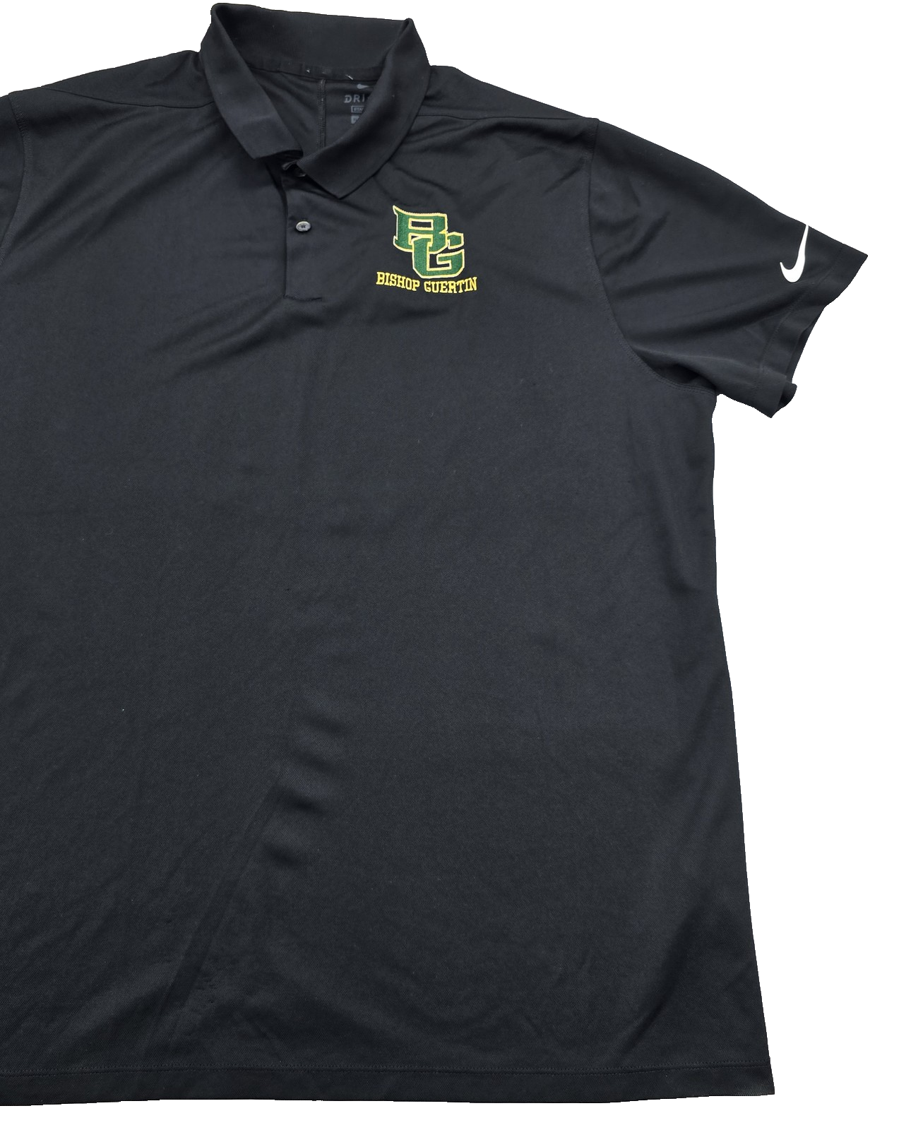 Nike Dri-FIT Black XL Short Sleeve Polo Golf Shirt Men