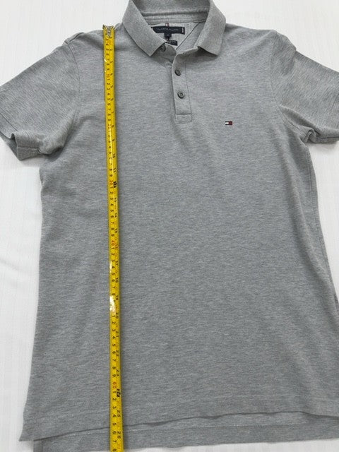 Tommy Hilfiger Men's Gray Polo Shirt Size M