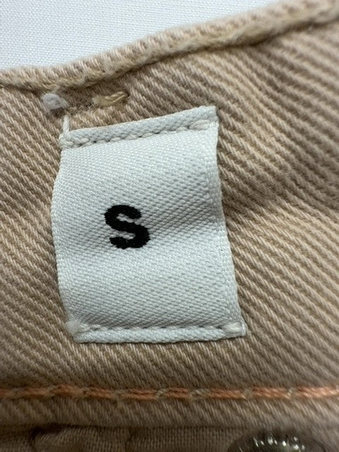 Jack & Jones Men Tan Beige Chino Shorts Size S Cotton Denim 5-Pocket