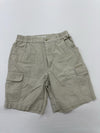 Columbia Women's Khaki Cargo Shorts Size 4 Button Mid Rise Regular Condition