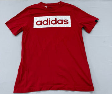 Adidas Boys Red Graphic T-Shirt Size 13-14 Years NWT