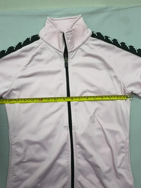 Kappa Women's Pink Track Jacket M Long Sleeve Zipper Med