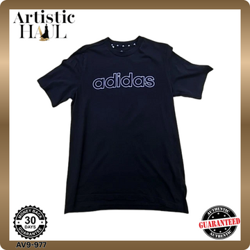 Adidas Black XL Short Sleeve Crewneck Cotton T-Shirt Unisex