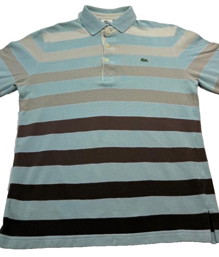 Polo Ralph Lauren Men's Royal Blue Piqué Polo – Yellow Big Pony Logo | Pre-Loved Size L | Artistic Haul