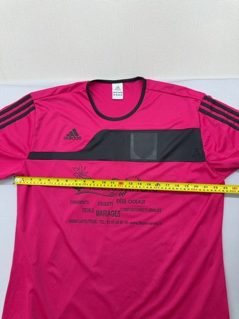 Adidas Pink Jersey XL Short Sleeve Crewneck Unisex