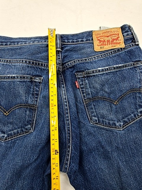 Levi's 501 Men's Med Wash Denim Shorts 34x30 Straight