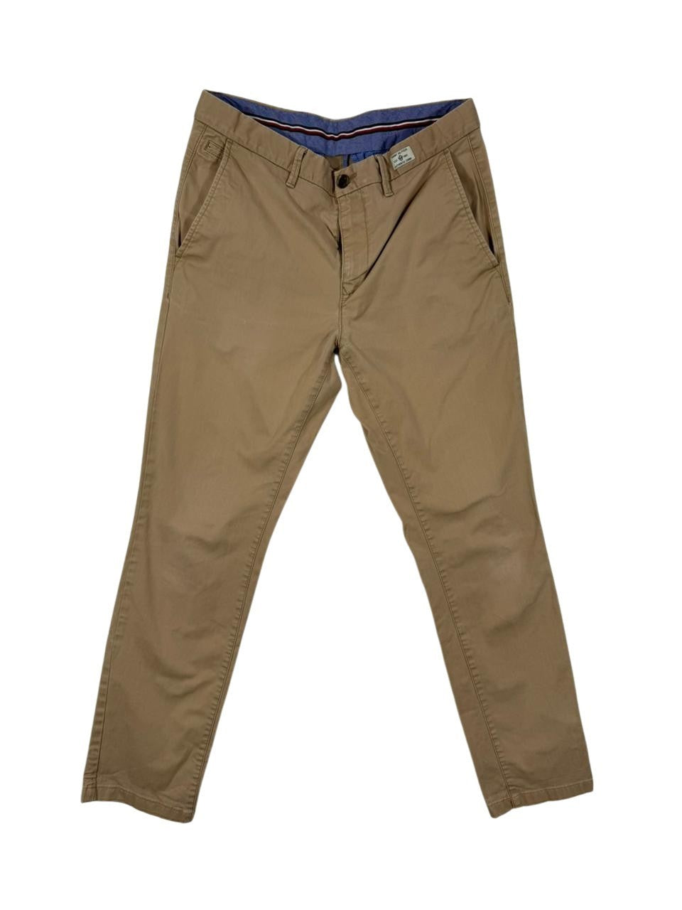 Tommy Hilfiger Men's Denton Chino Pants Straight Fit Beige 32x34