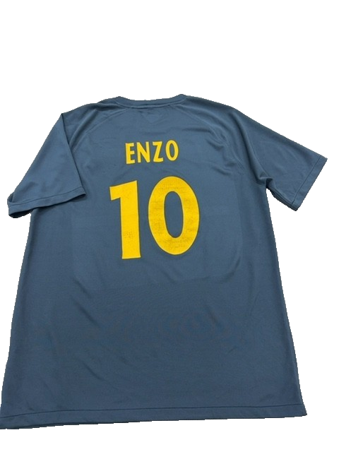 Nike Men's Grey Brazil Soccer Jersey Short Sleeve Dri-FIT Size L