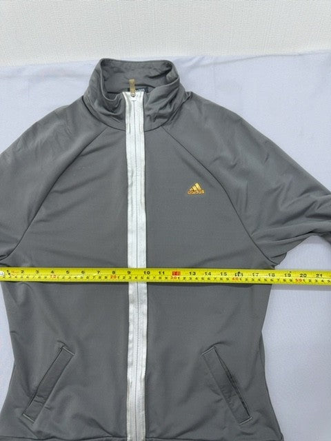 Adidas Women's Grey Clima365 Track Jacket Full Zip Training