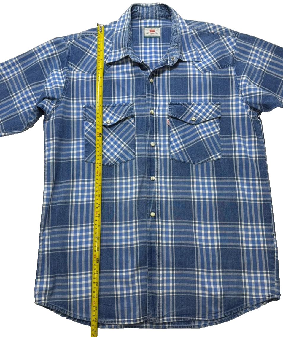 Levi's Shirt Men's Long Sleeve Plaid Button | L