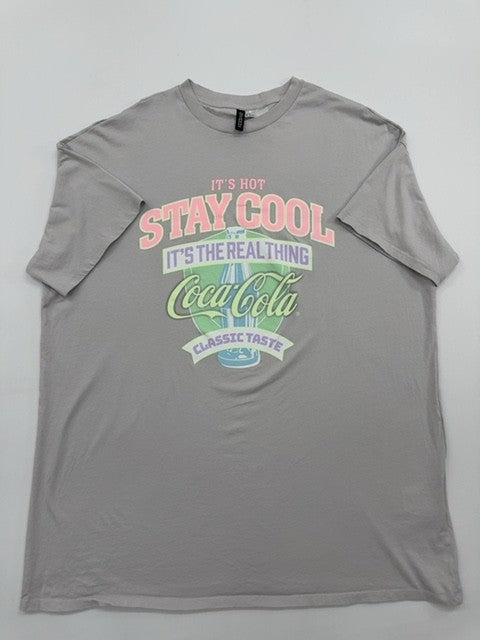 Coca-Cola Men Gray T-Shirt size XL product image 1