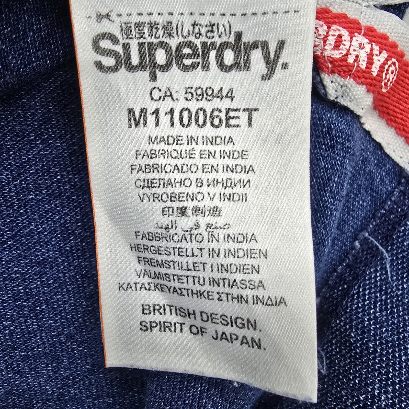 Superdry Men Navy Polo Shirt size XXL product image 4