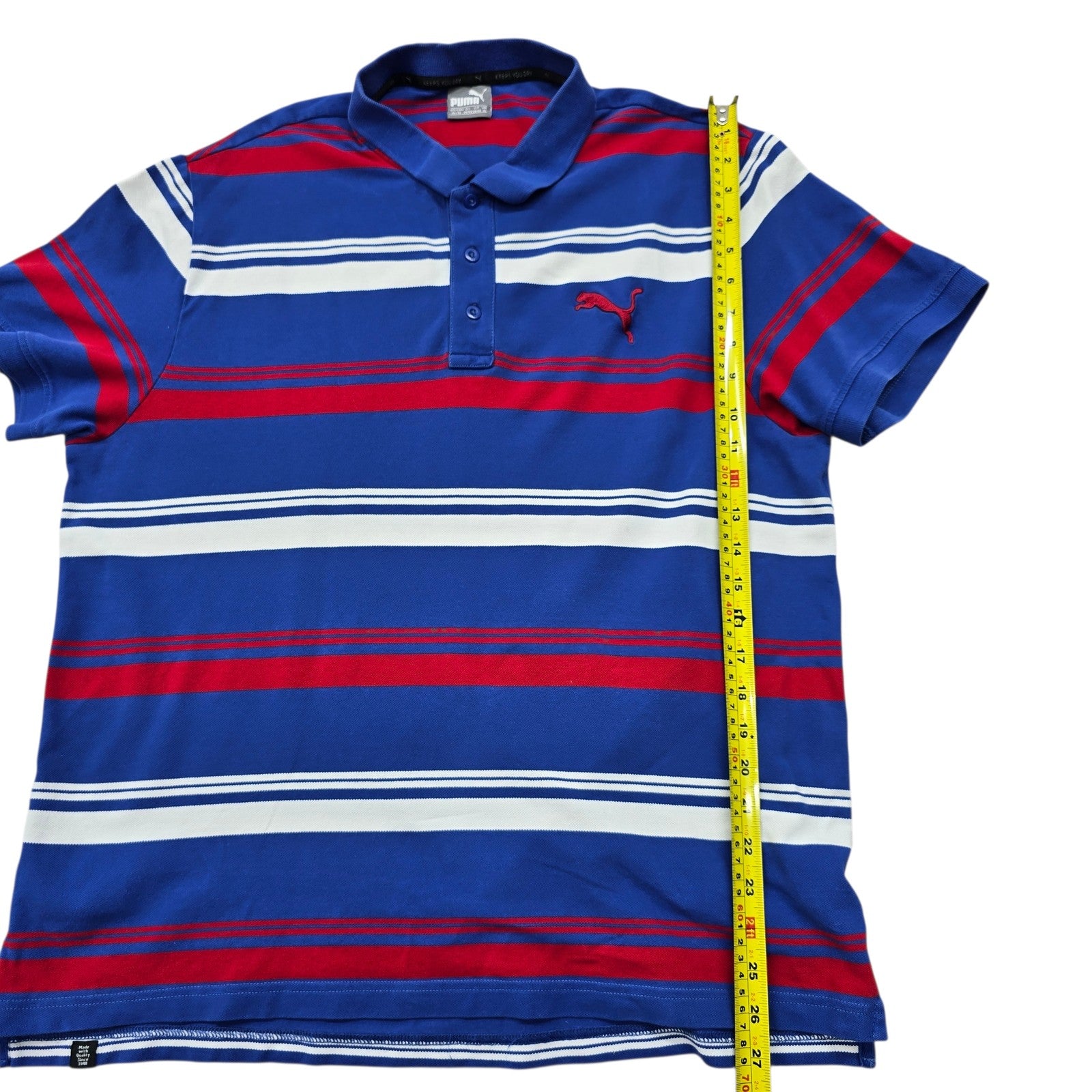 Puma Men Blue Polo Shirt size XL product image 8