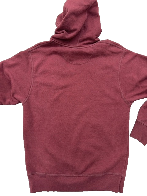 Champion Eco Men's Burgundy S Pullover Fleece Hoodie Embroidered Logo
