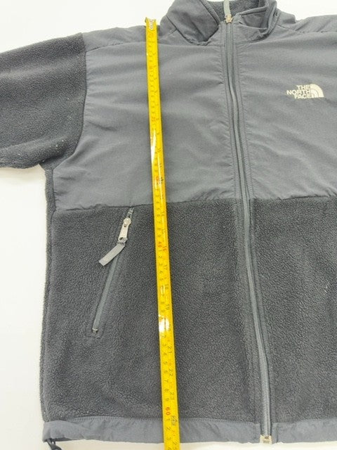THE NORTH FACE Boys Black/Gray Fleece Full Zip Jacket XL/TG Midweight