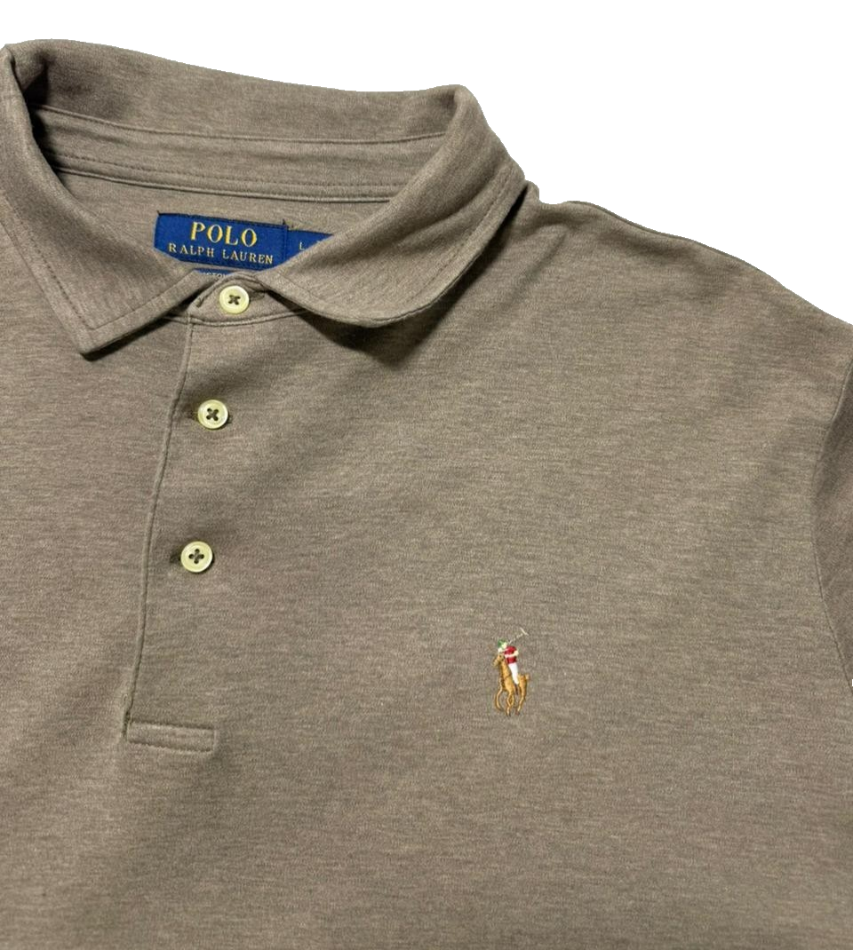 Classic Fit Soft-Touch Polo Shirt - Size L