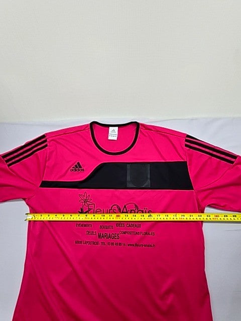 Adidas Pink Jersey Short Sleeve Crew Neck XL Unisex Adult