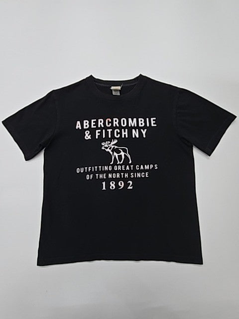 Abercrombie & Fitch Men Black T-Shirt size L product image 1