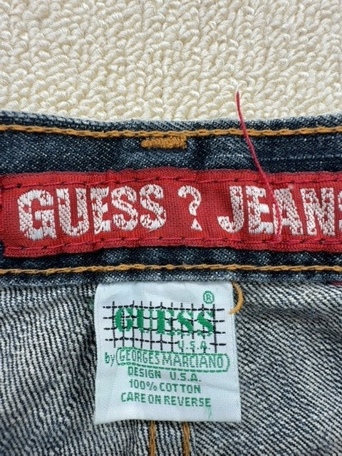 GUESS Women's Blue Vintage Jeans 100% Cotton Made in USA