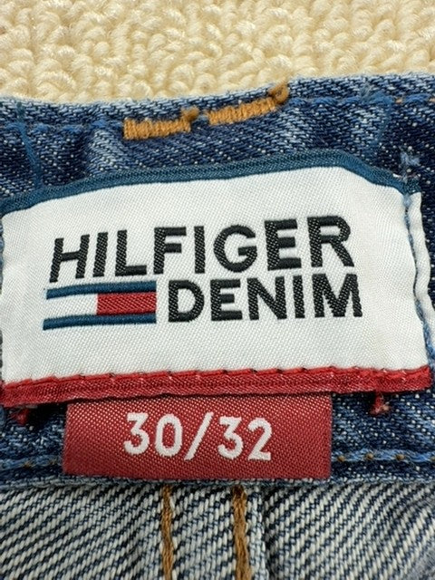 Tommy Hilfiger Men's Straight Leg Blue Jeans 30x32 Med Wash Denim
