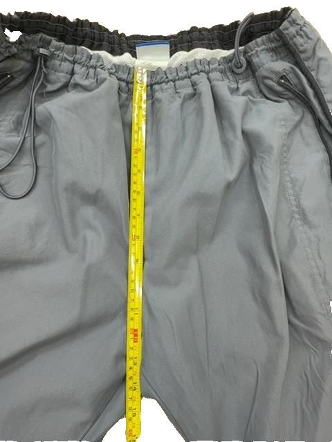 Reebok Men's Gray Track Pants L Regular Tapered Athletic