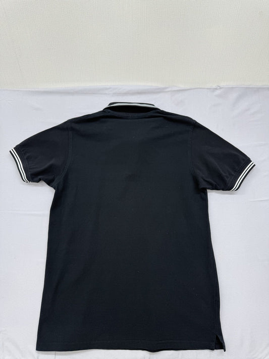 Fred Perry Men's Black Polo Shirt – Size L, Cotton