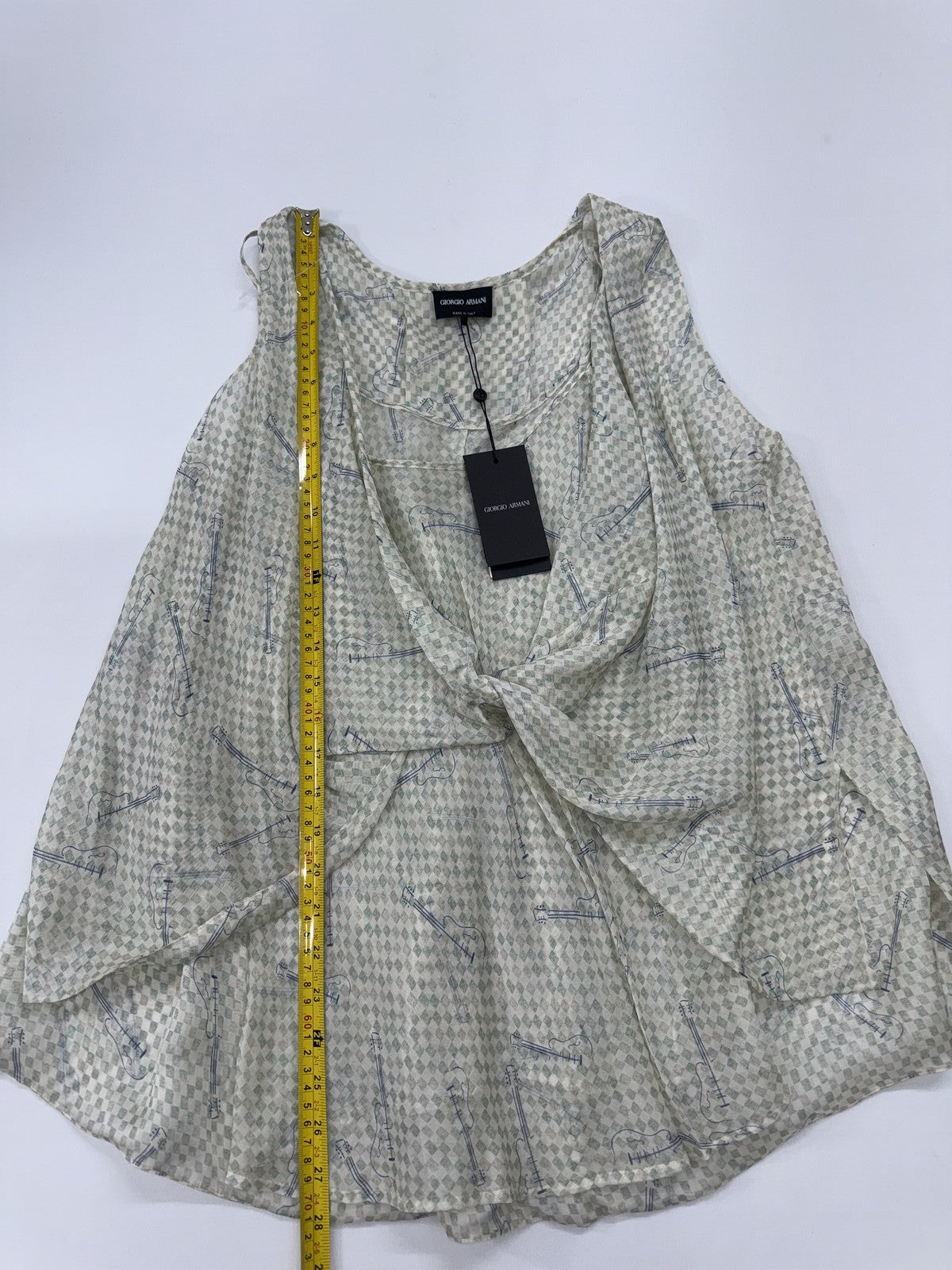 Giorgio Armani Women Green Blouse size 44 product image 10