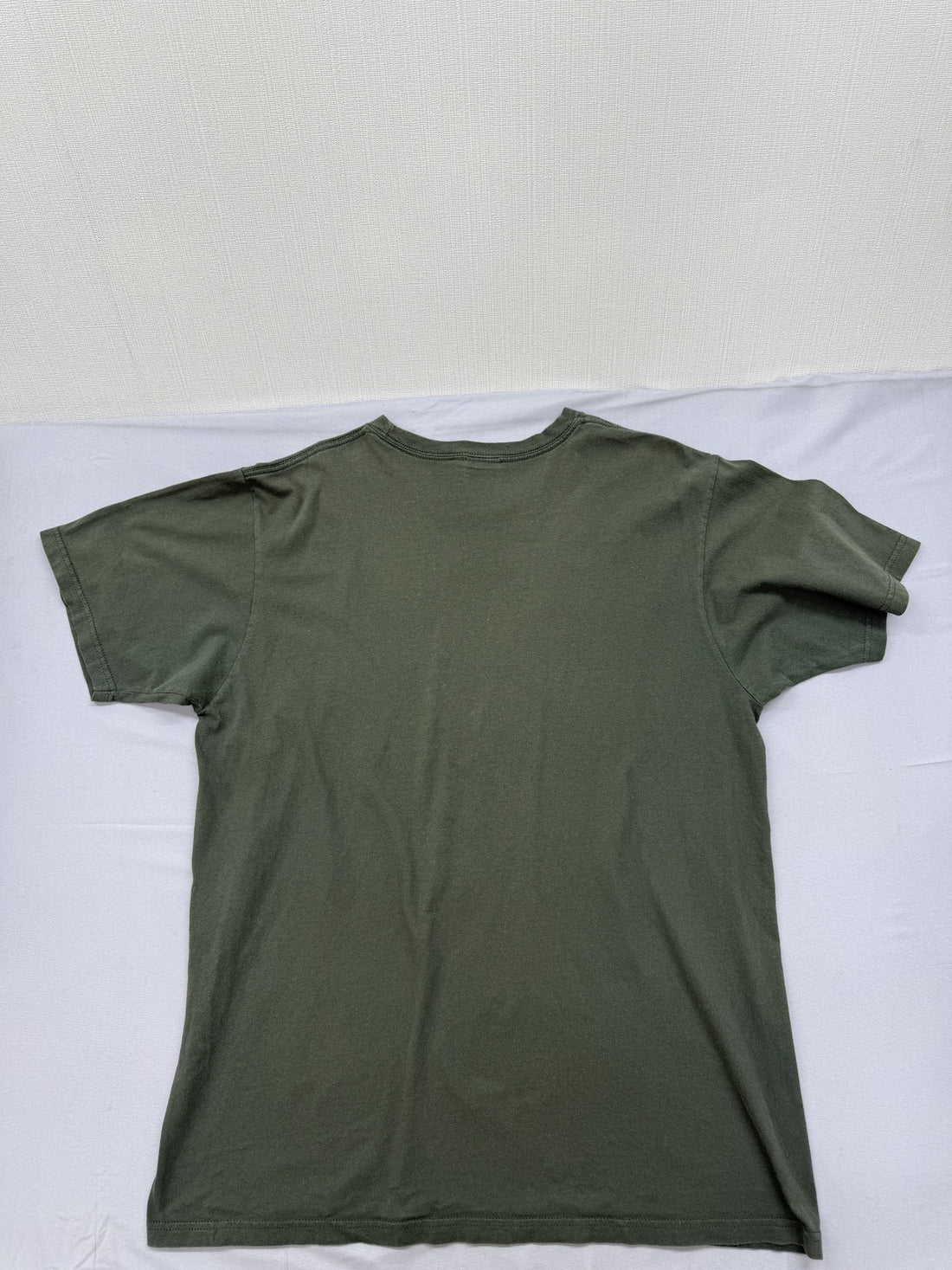 Anvil Organic Unisex L Tiger WWF Conservation Tee Olive Green