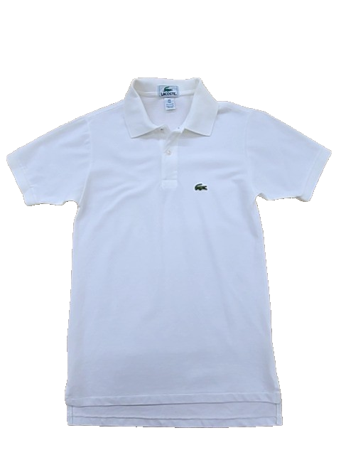 Lacoste White Classic Pique Polo Shirt XS Men's Short Sleeve