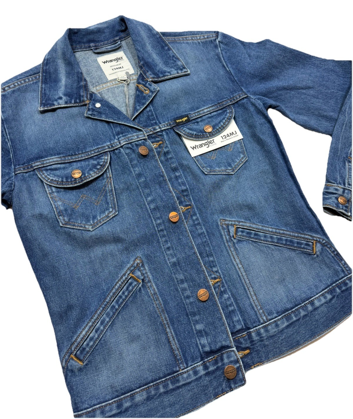 Wrangler Icons 124Mj Denim Jacket Brand New