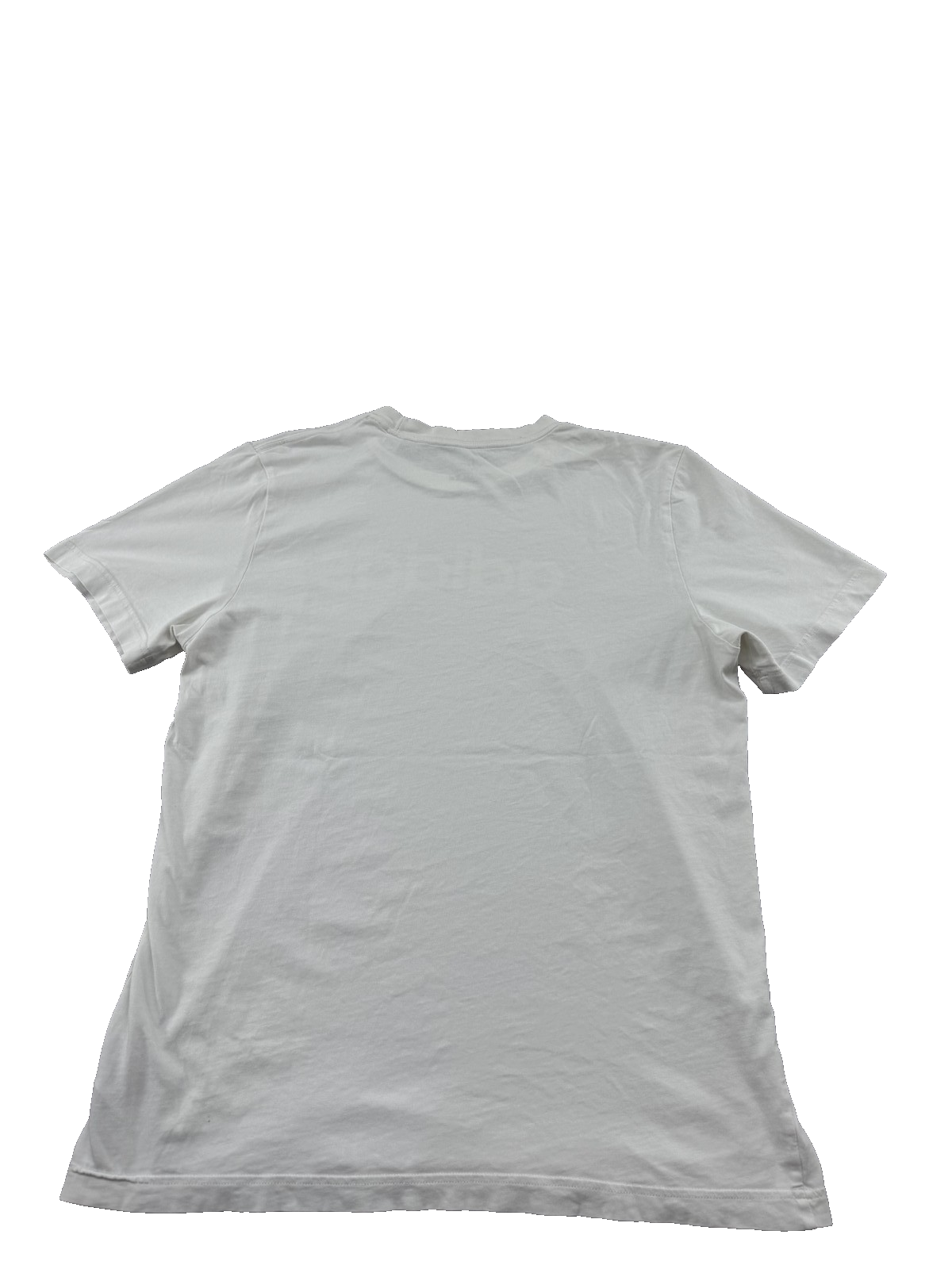 Adidas Essentials Big Logo White T-Shirt Men's L Regular Fit