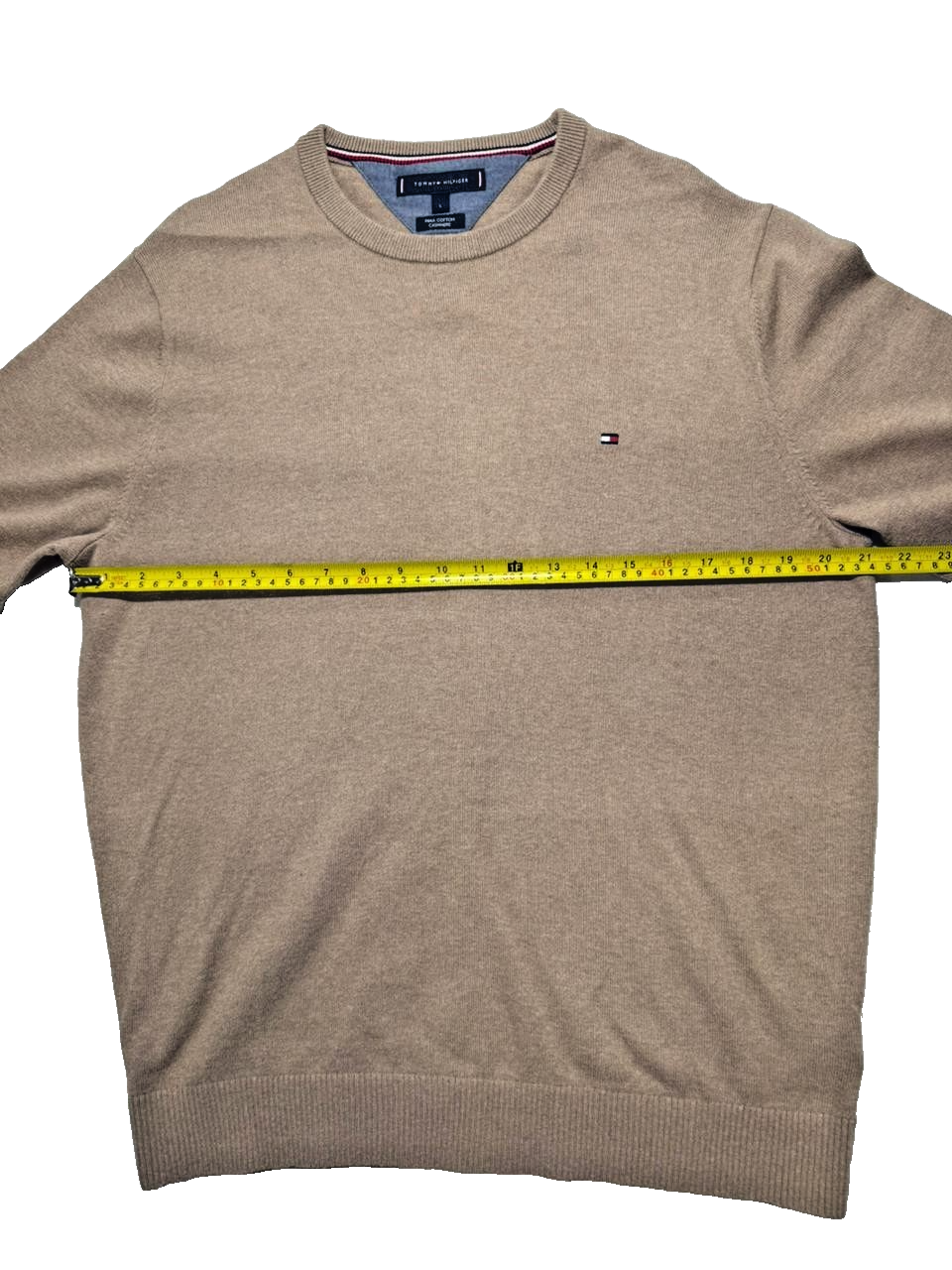 Tomm Hilfiger Pima Cotton Cashmer Light Brown