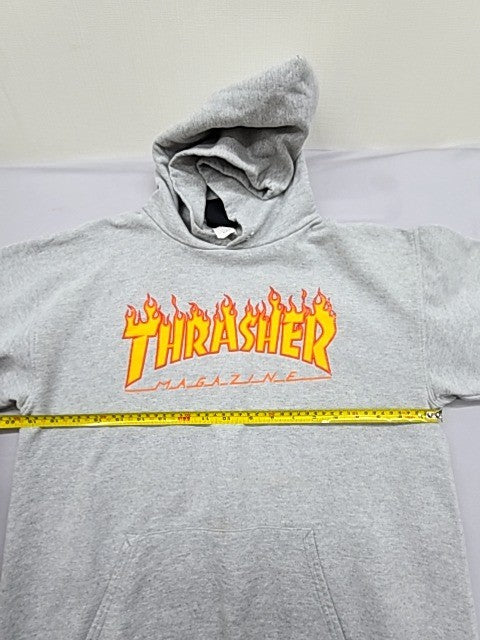 Thrasher Unisex Grey Skate Mag Pullover Hoodie Size S