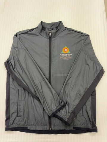 Adidas Men's Gray Climaproof Golf Windbreaker XL Water-Resistant