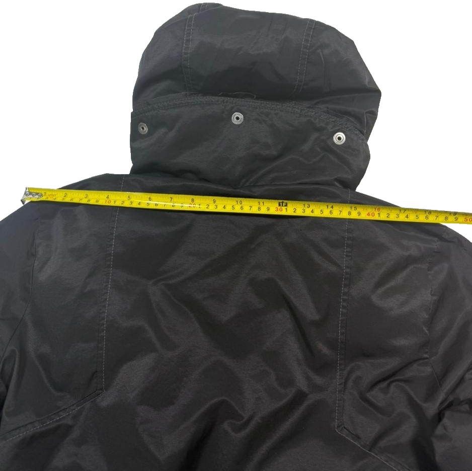 G-Star Raw Men's Hooded Bomber Jacket Black Large Padded Winter Coat Size L