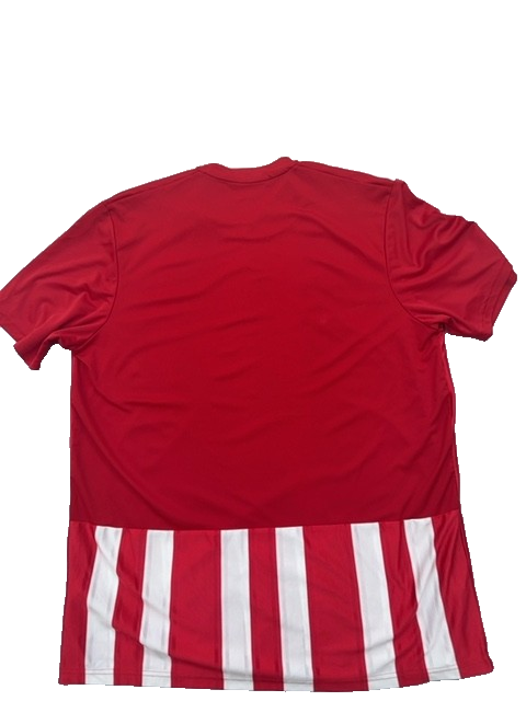 Adidas Striped 24 Jersey XL White/Red AeroReady Primegreen
