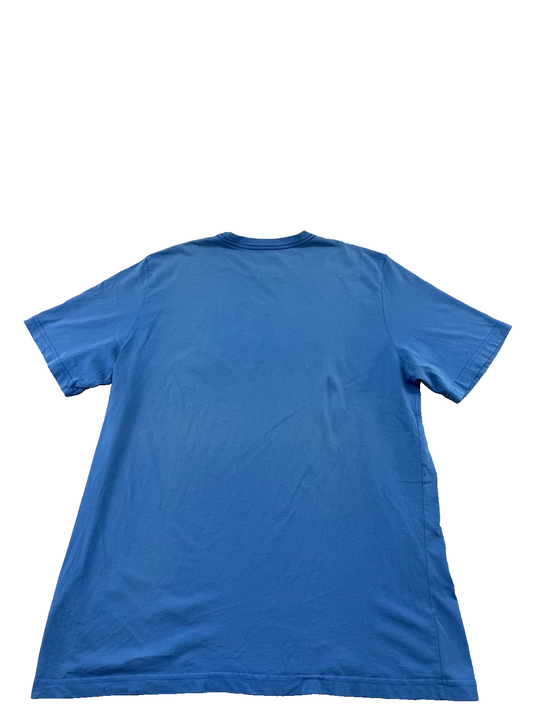 Nike Men's Blue T-Shirt – Size XXL, Short Sleeve, Crew Neck