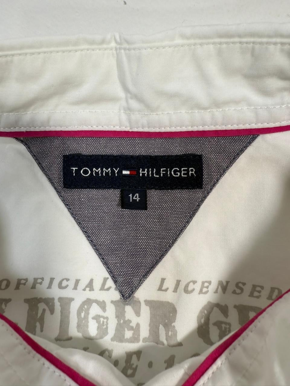 Tommy Hilfiger Men's Long-Sleeve Button-Down Shirt - Size 14