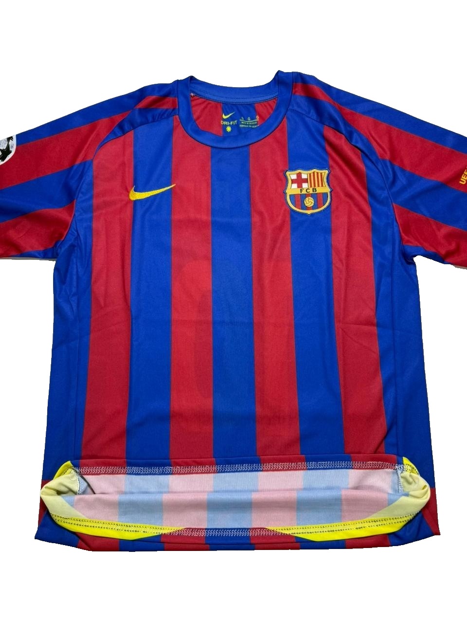 Nike Fcb Uefa Champions League Final 2006 Ronaldhino 10 Size - S