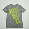 Nike Youth Gray T-Shirt – Size S, Logo