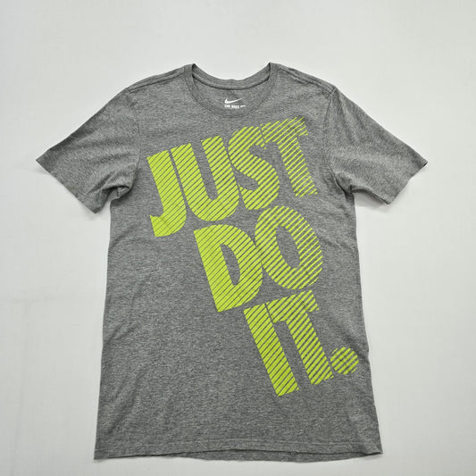 Nike Youth Gray T-Shirt – Size S, Logo