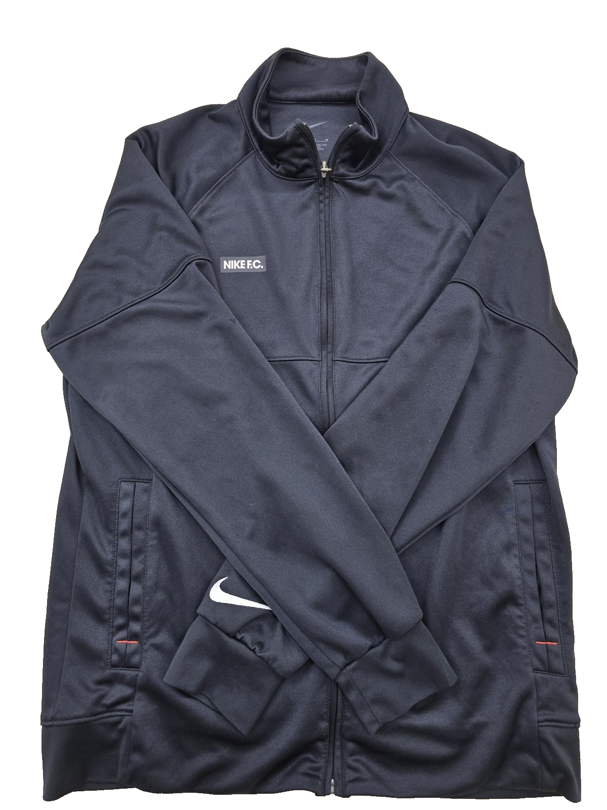 Nike Chelsea FC Total 90 Track Jacket Men's M Black Soccer Thailand