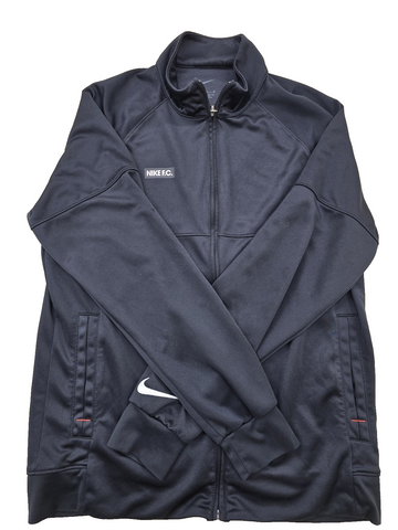 Nike Chelsea FC Total 90 Track Jacket Men's M Black Soccer Thailand
