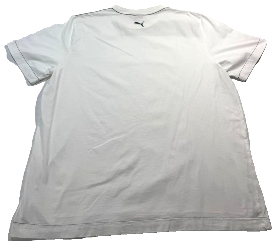 White Puma Men'S Graphic T-Shirt - Size Xxl