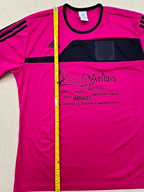 Adidas Pink Polyester Soccer Team Jersey Thailand 1pc